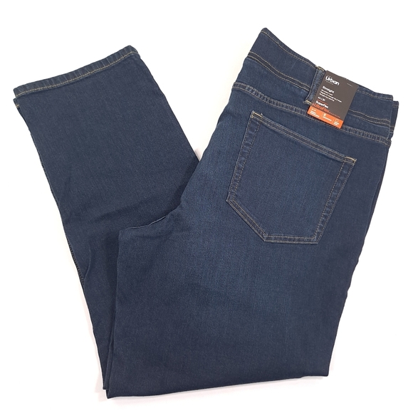 Urban Pipeline Men's Jeans Dark Wash Blue Straight Ultra Flex Stretch - Sz 44x30 - Picture 10 of 10